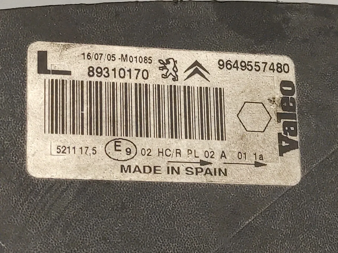 Faro Izquierdo para Citroën Xsara Picasso