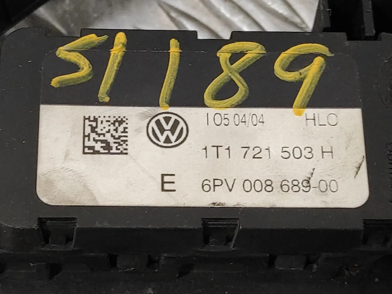 Potenciometro Pedal para Volkswagen Touran (1T1)