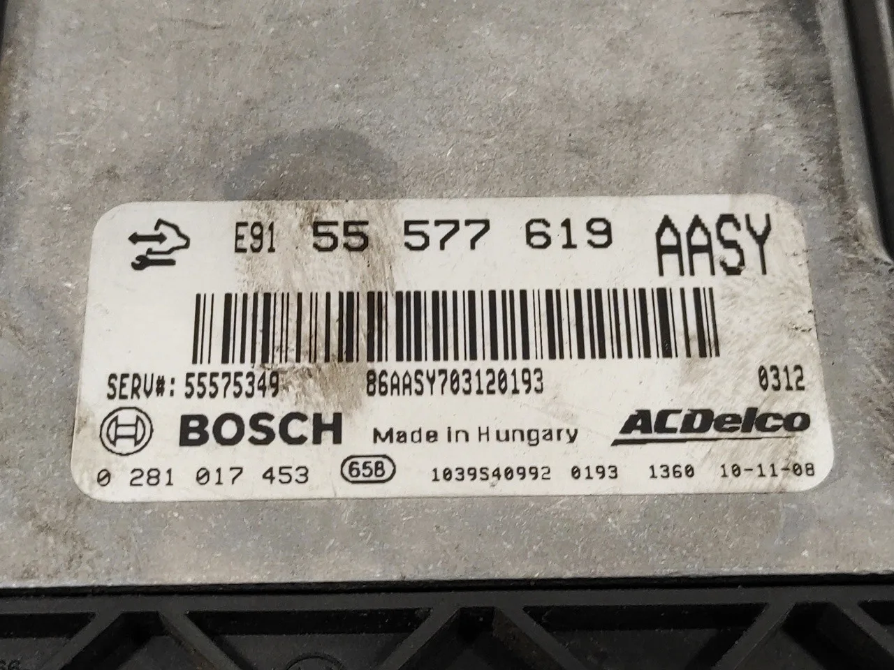Centralita Motor Uce para Opel Insignia Berlina