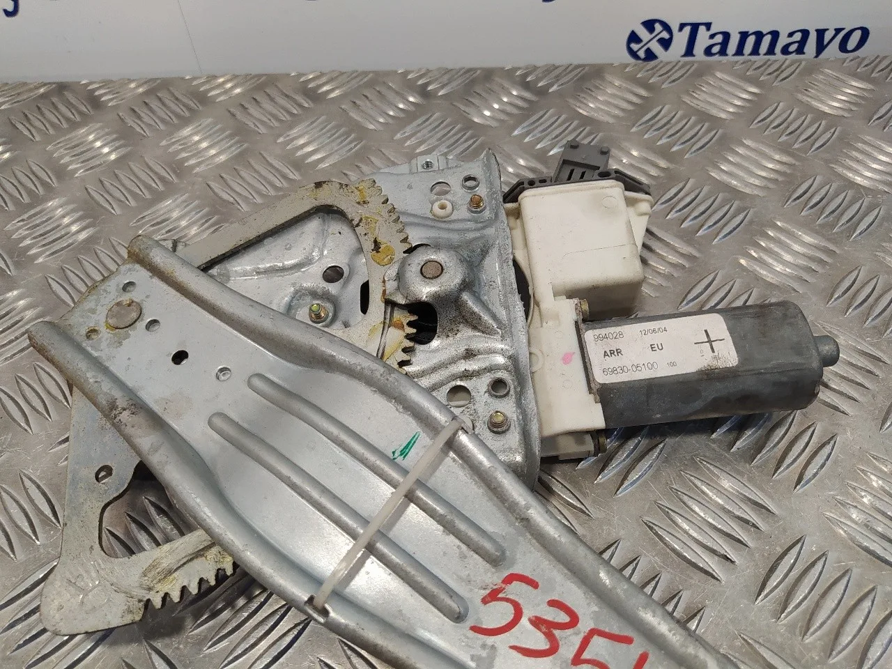 Elevalunas Trasero Derecho para Toyota Avensis Berlina (T25)
