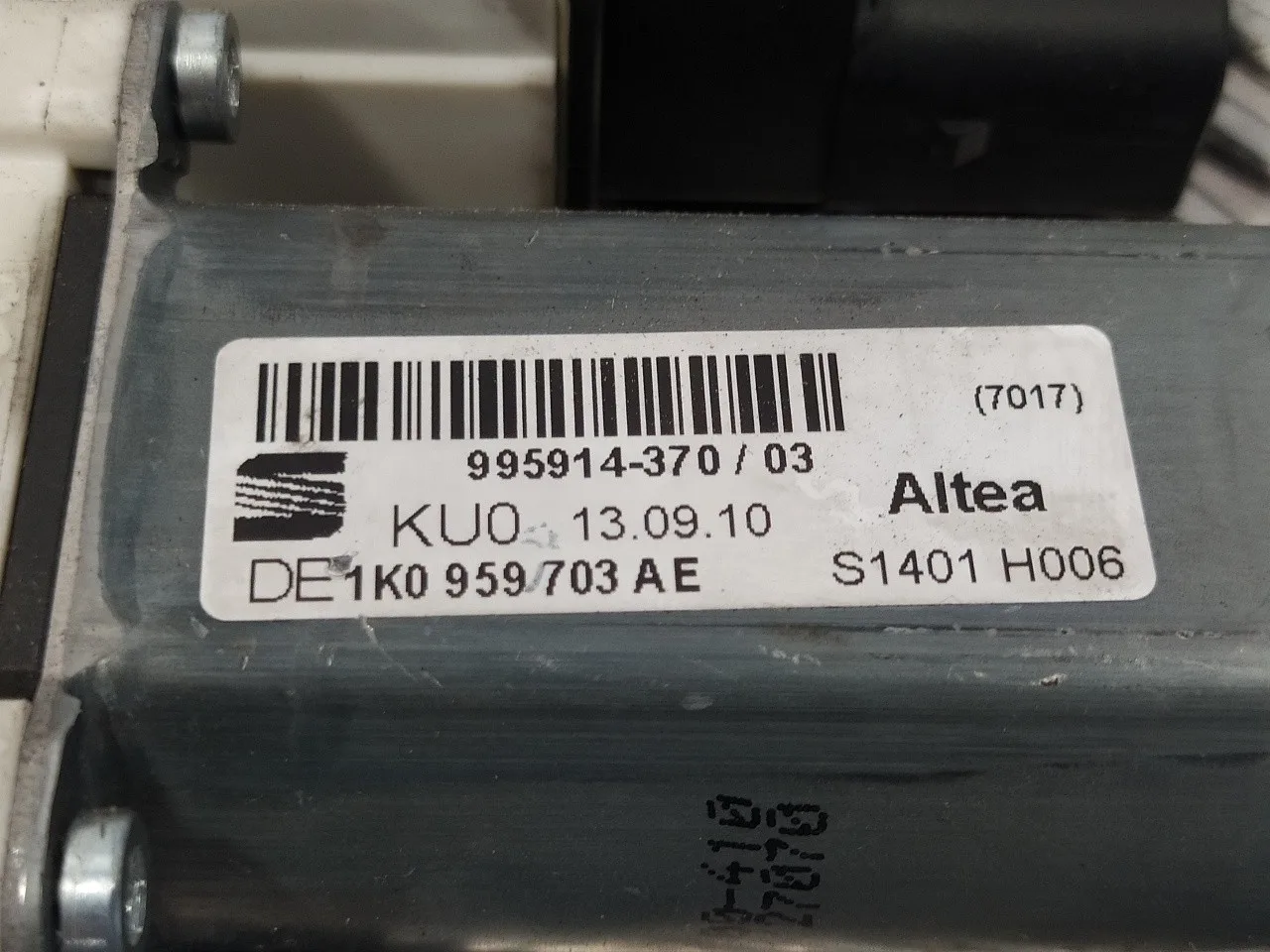 Elevalunas Trasero Izquierdo para Seat Altea Xl (5P5)