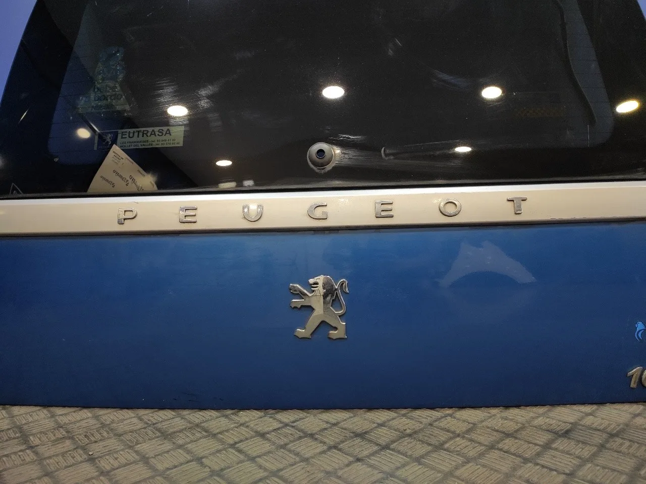 Porton Trasero para Peugeot 1007