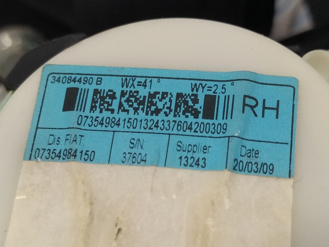 Cinturon Seguridad Trasero Derecho para Ford Ka (Ccu)
