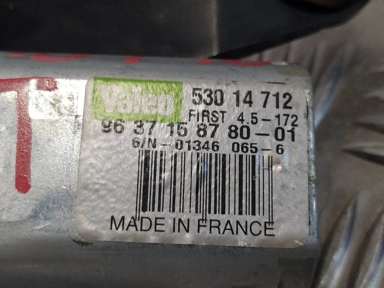 Motor Limpia Trasero para Peugeot 1007