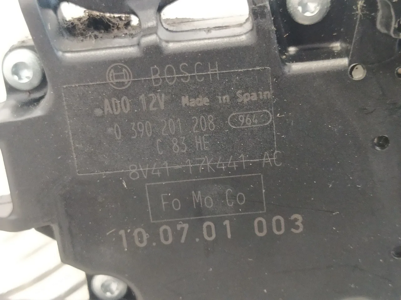Motor Limpia Trasero para Ford Kuga (Cbv)
