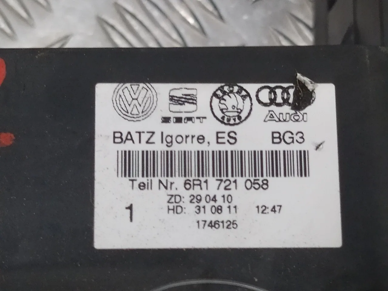Pedal Freno para Seat Ibiza (6J5)