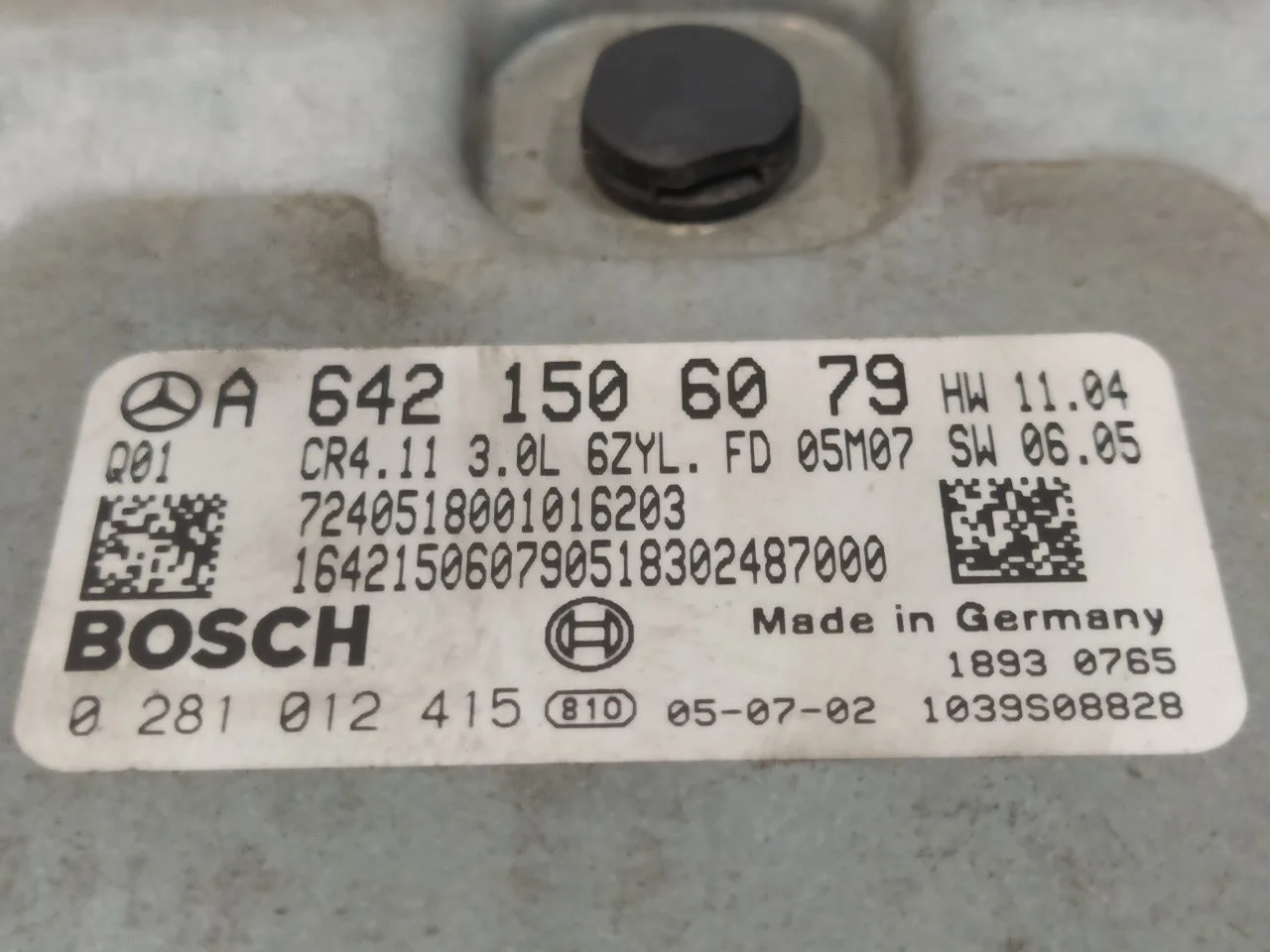 Centralita Motor Uce para Mercedes-Benz Clase M (W164)