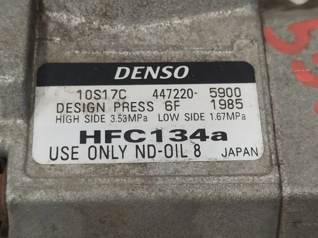 Compresor Aire Acondicionado para Honda Accord Berlina (Cl/Cn)