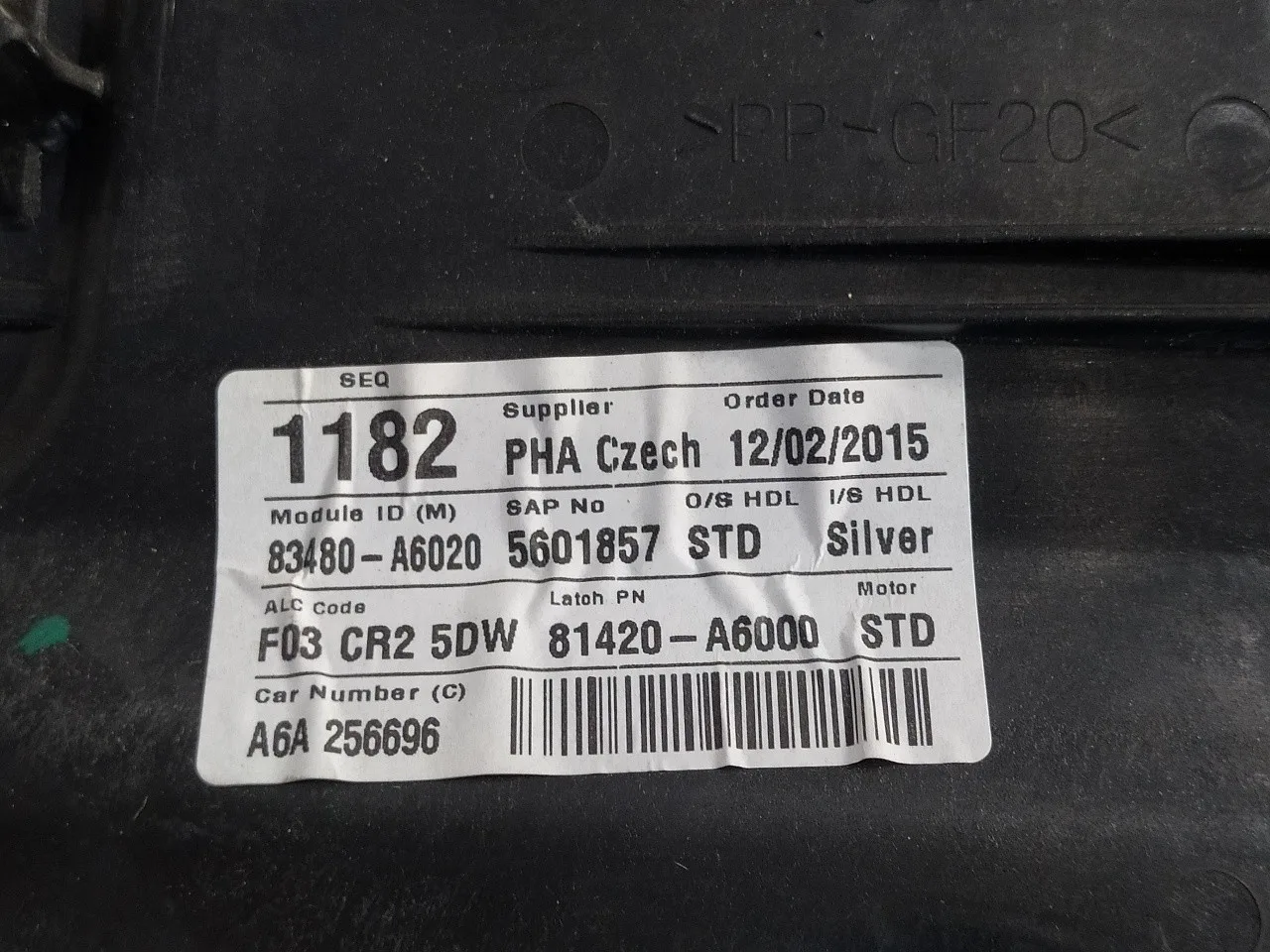 Elevalunas Trasero Derecho para Hyundai I30 (Gd)