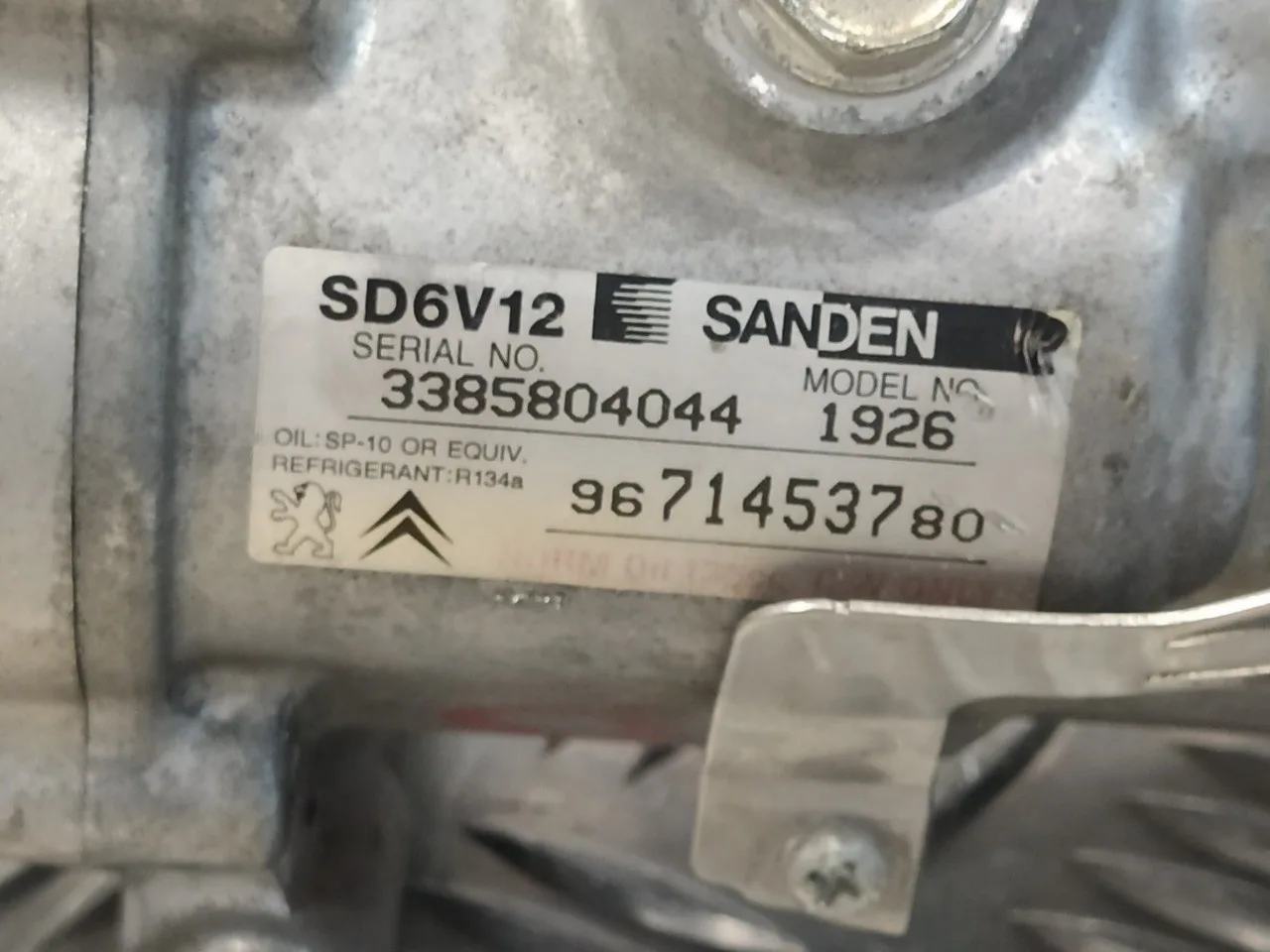 Compresor Aire Acondicionado para Peugeot 206+