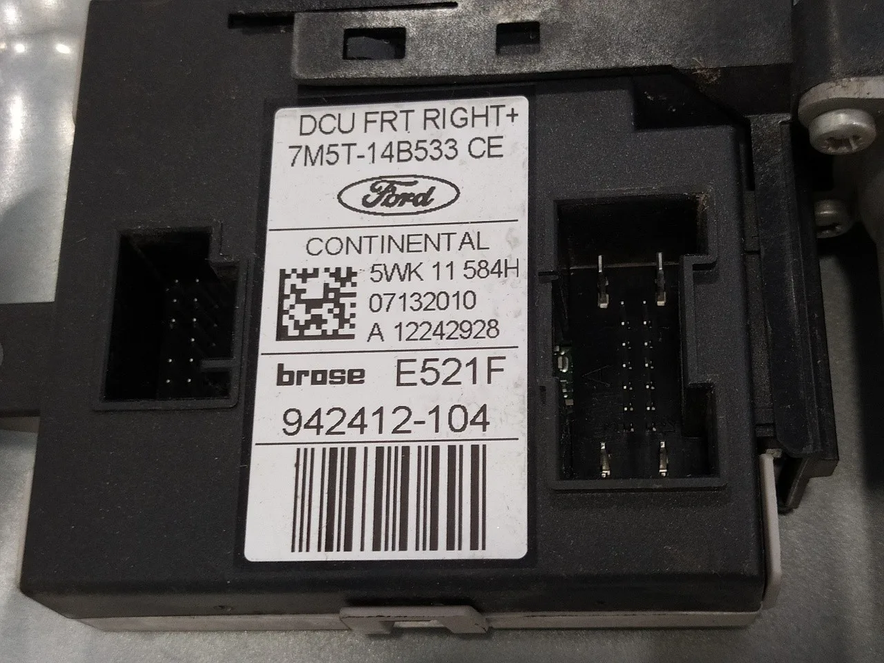 Elevalunas Delantero Derecho para Ford Kuga (Cbv)