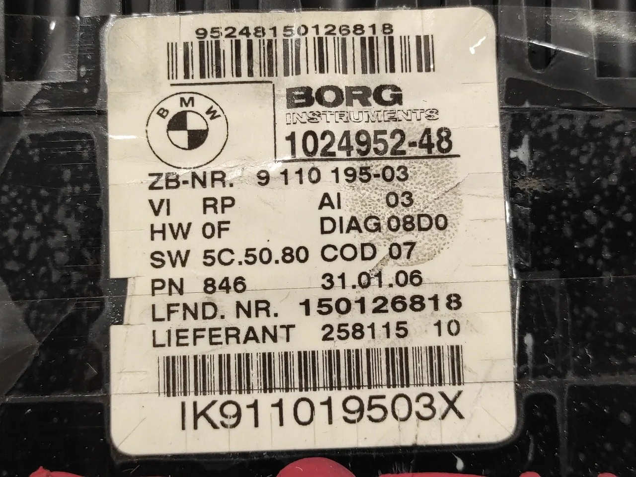 Cuadro Instrumentos para Bmw Serie 1 Berlina (E81/E87)