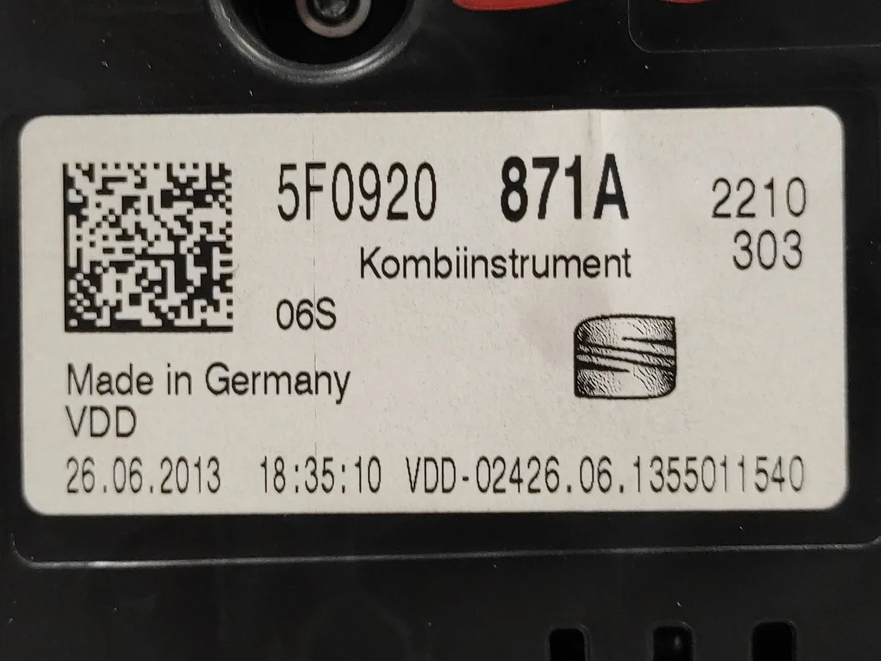 Cuadro Instrumentos para Seat Leon Sc (5F5)