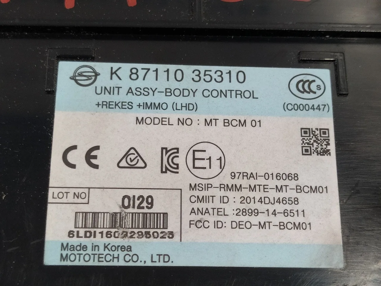 Modulo Electronico para Ssangyong Tivoli