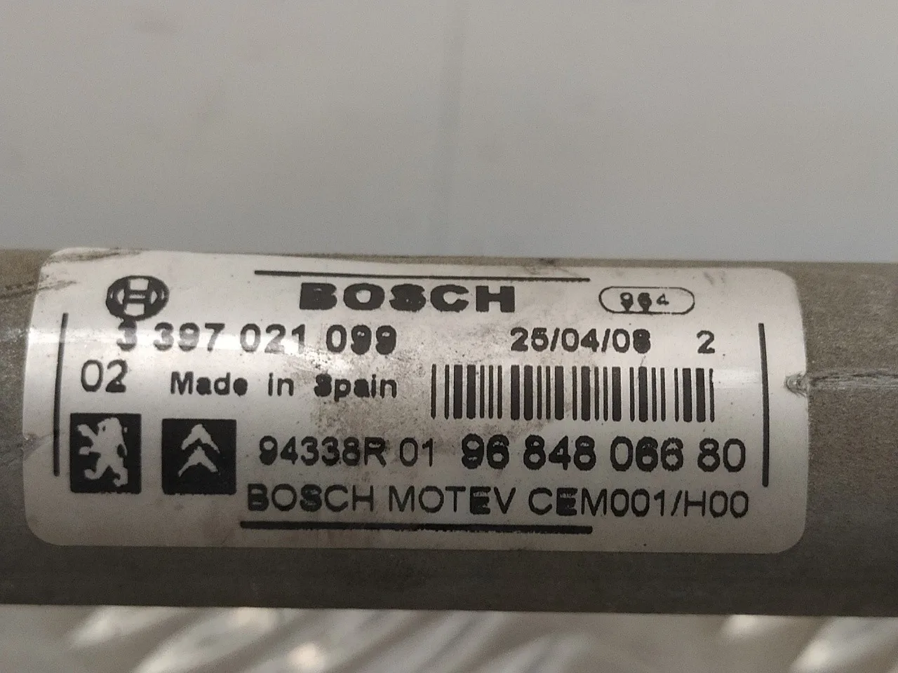 Motor Limpia Delantero para Peugeot 308