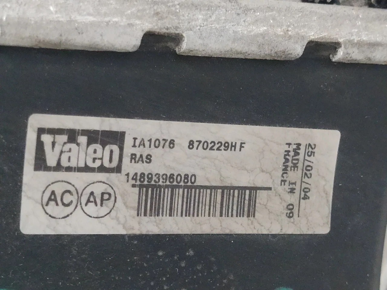 Intercooler para Citroën C8