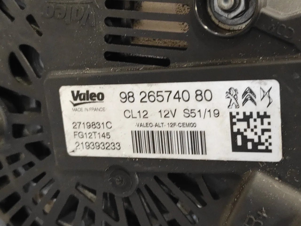 Alternador para Opel Corsa F