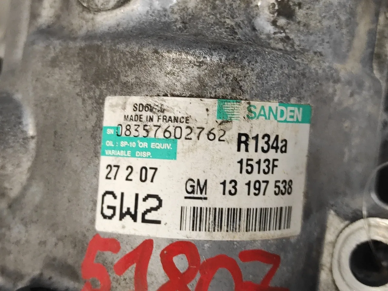 Compresor Aire Acondicionado para Opel Combo (Corsa C)