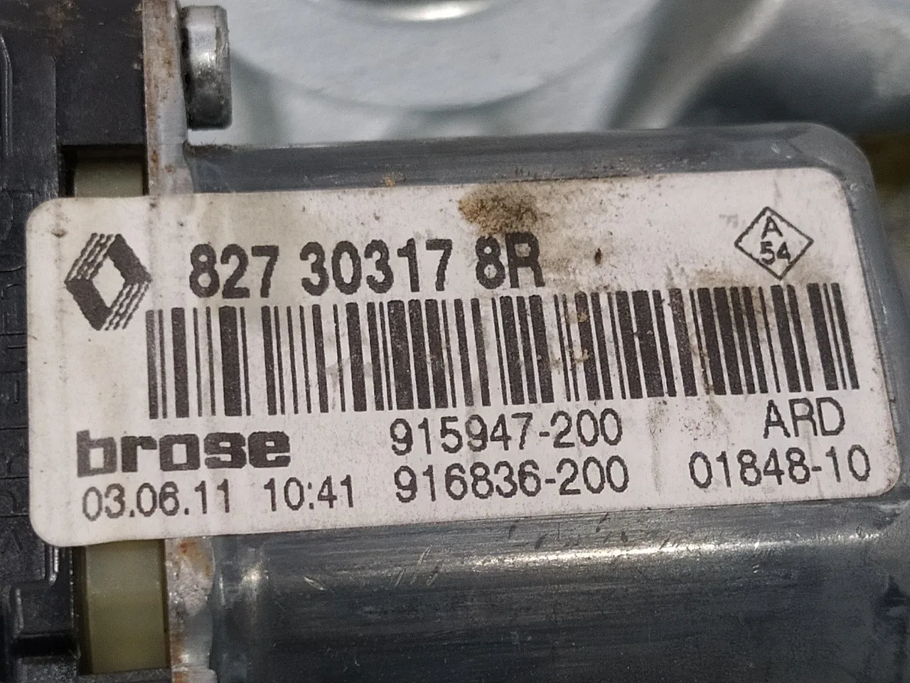 Elevalunas Trasero Derecho para Renault Scenic Iii