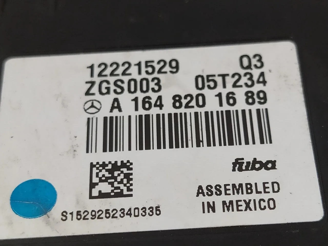 Modulo Electronico para Mercedes-Benz Clase M (W164)