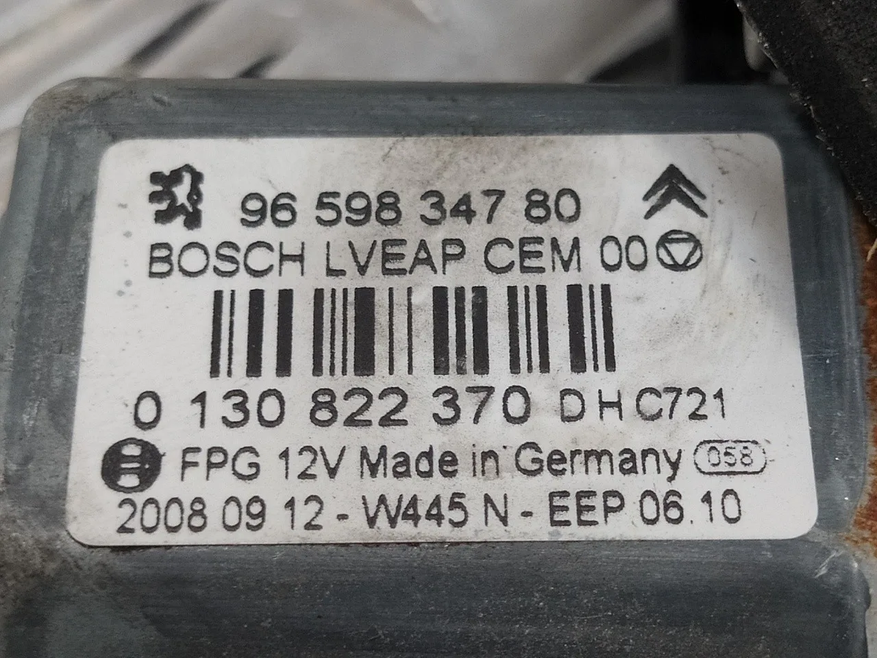 Elevalunas Trasero Derecho para Peugeot 308