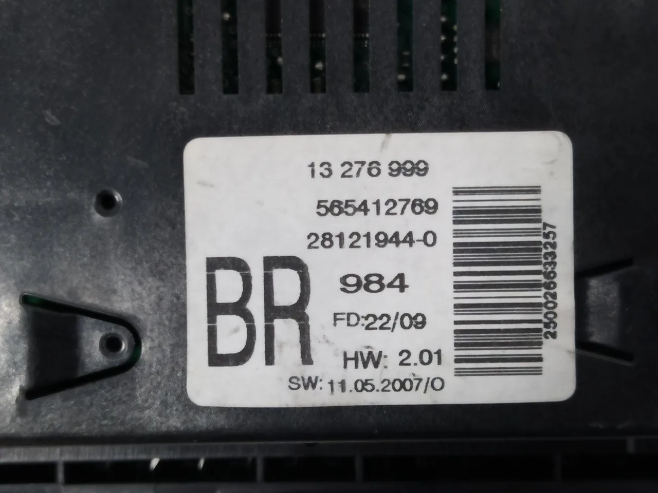 Pantalla Multifuncion para Opel Zafira B