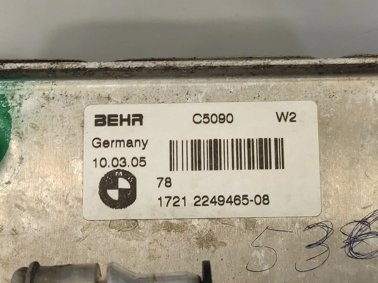 Enfriador Aceite Motor para Bmw X3 (E83)