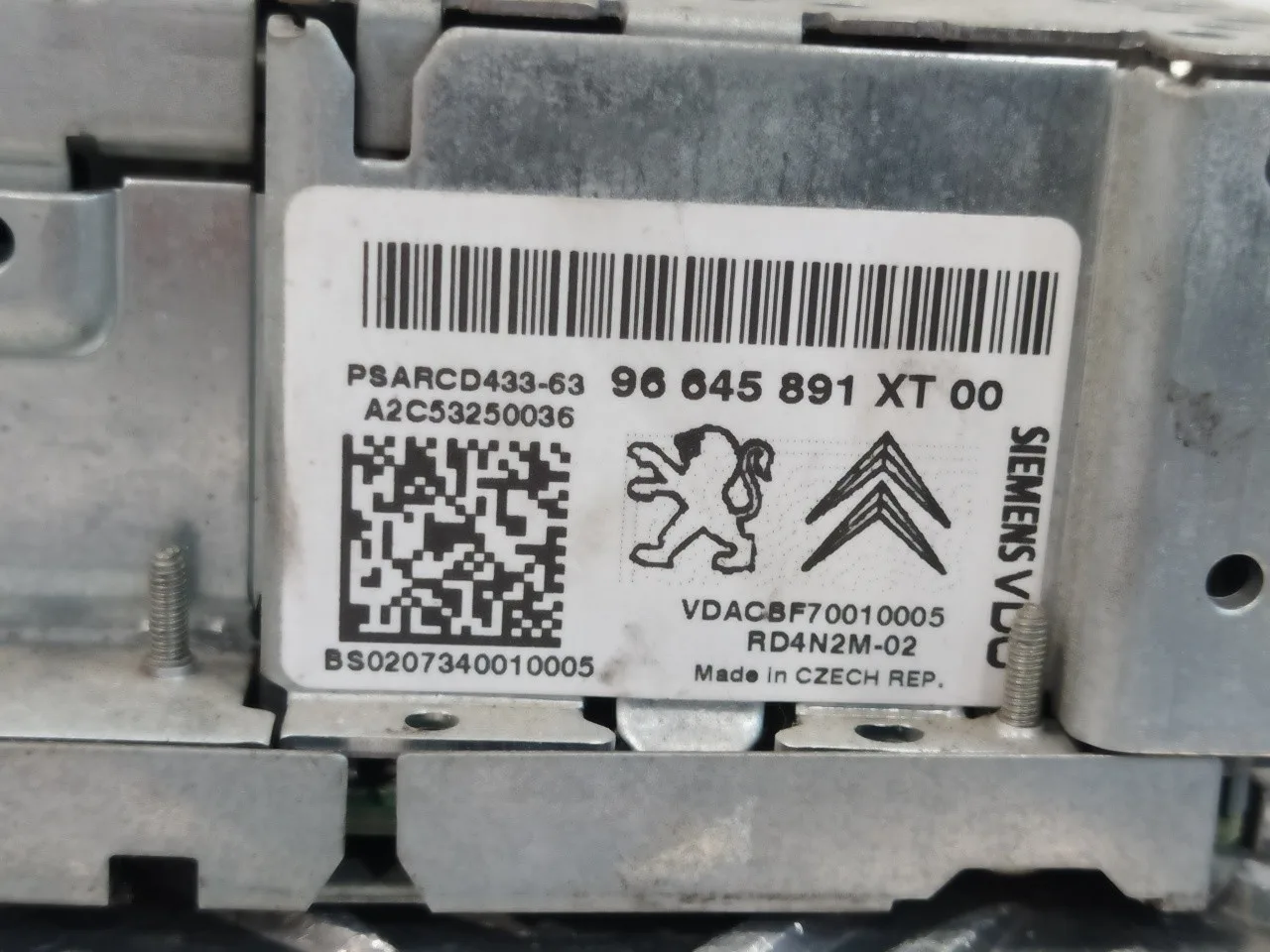 Sistema Audio / Radio Cd para Citroën C4 Grand Picasso