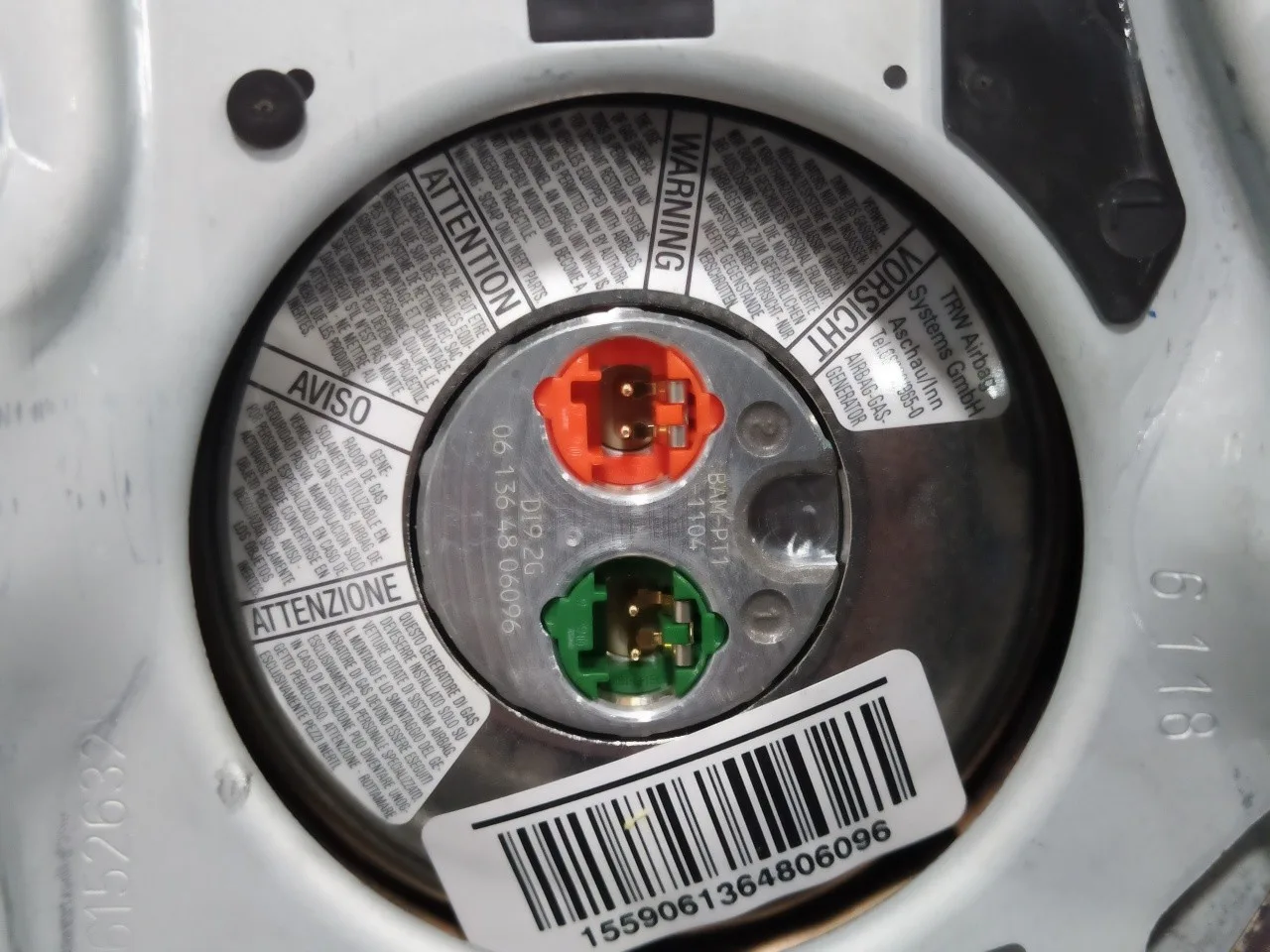 Airbag Delantero Izquierdo para Audi A6 Berlina (4F2)