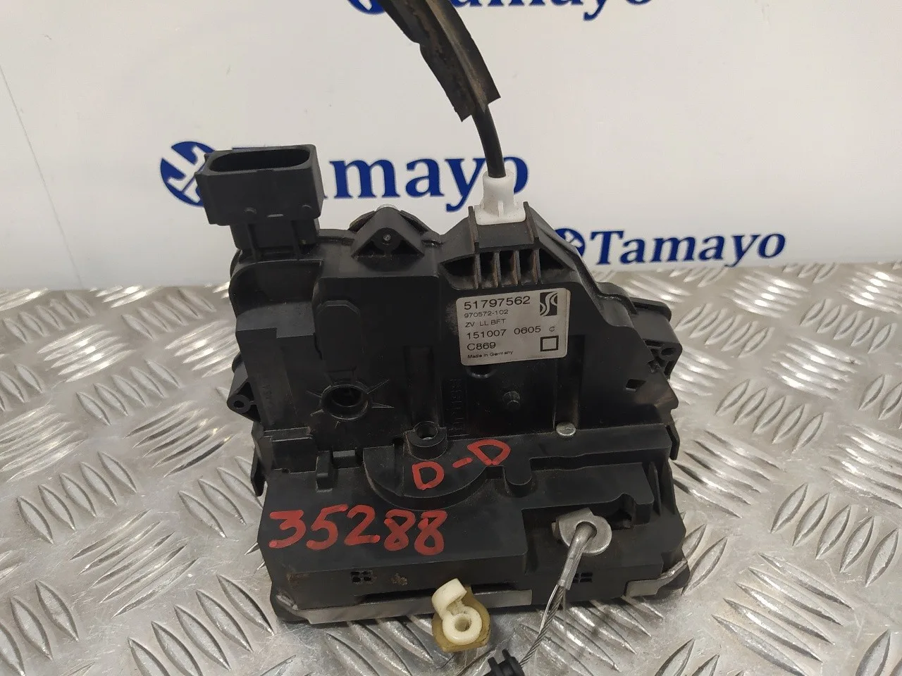 Cerradura Puerta Delantera Derecha para Fiat Grande Punto (199)