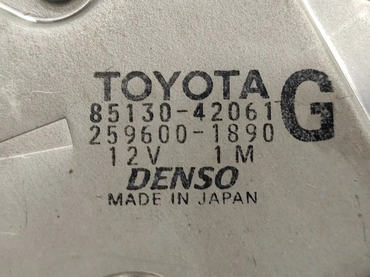 Motor Limpia Trasero para Toyota Rav 4 (A3)