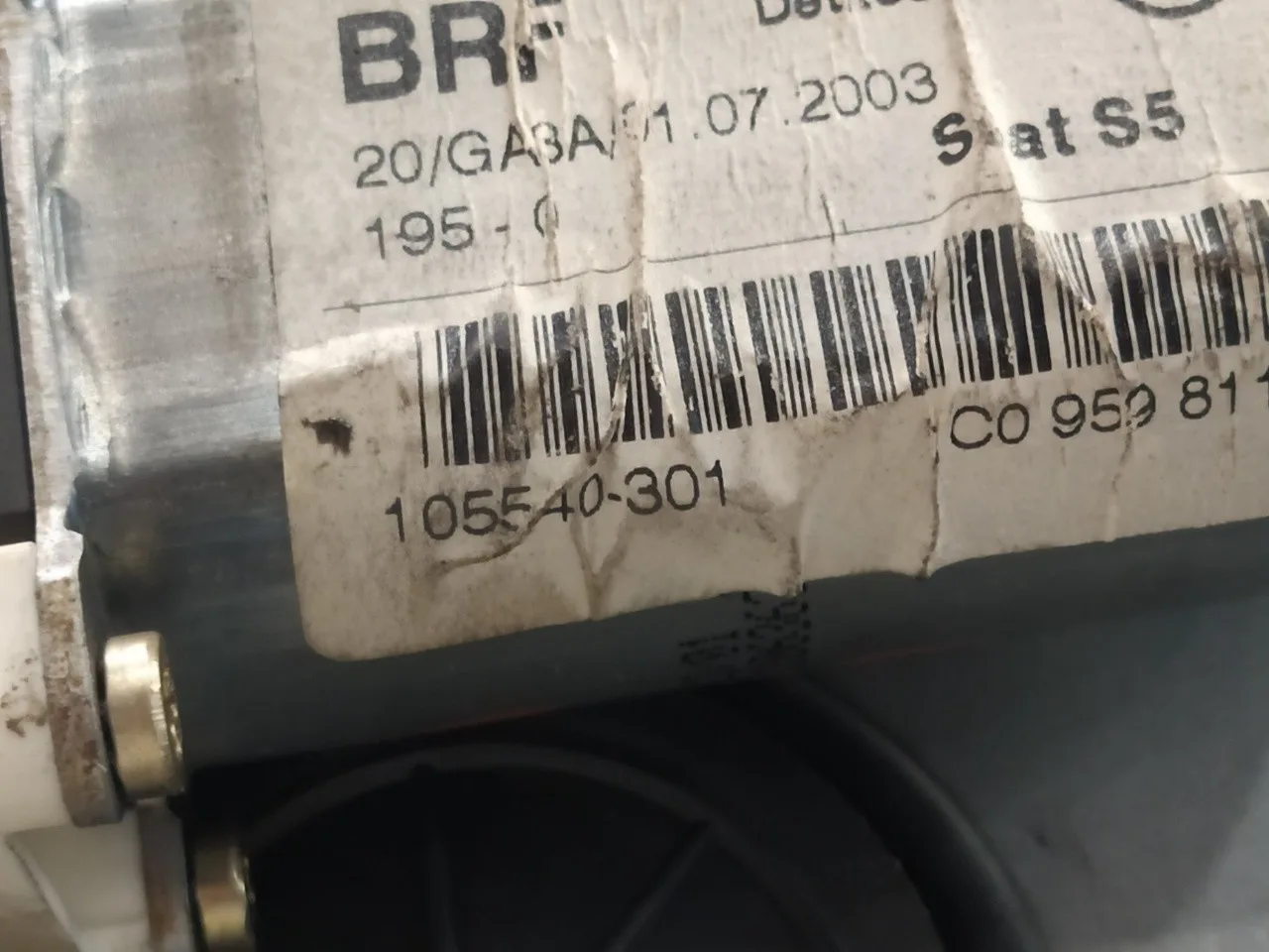 Elevalunas Trasero Izquierdo para Seat Toledo (1M2)