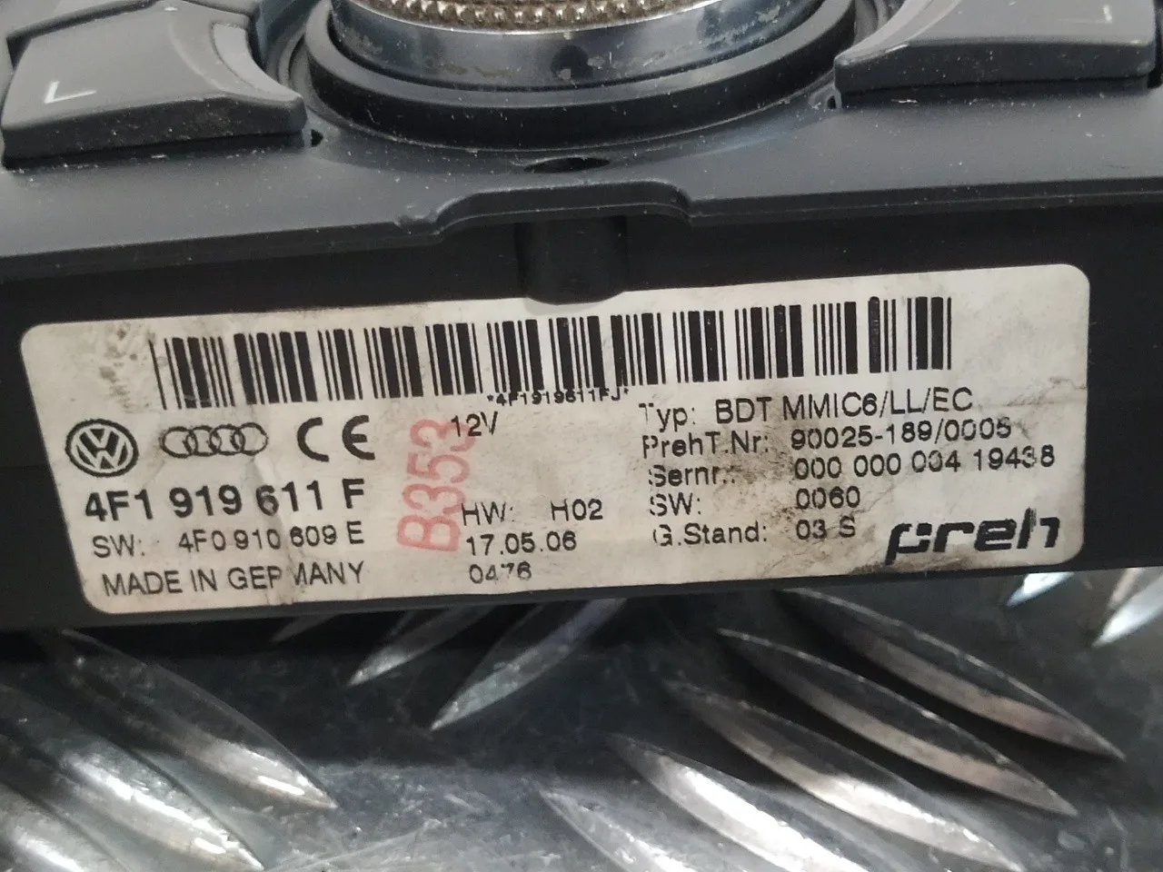 Sistema Audio / Radio Cd para Audi A6 Berlina (4F2)
