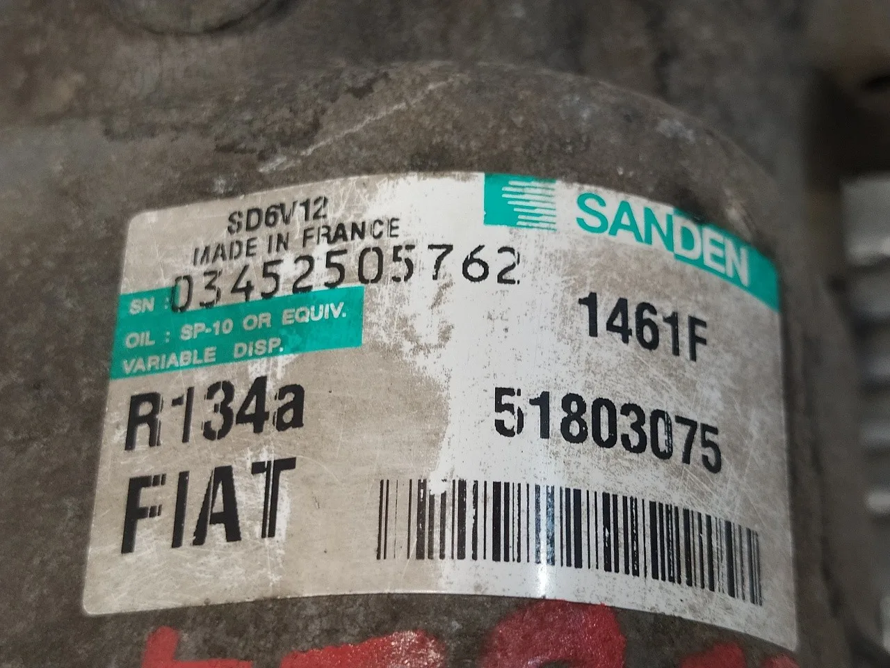 Compresor Aire Acondicionado para Fiat Grande Punto (199)
