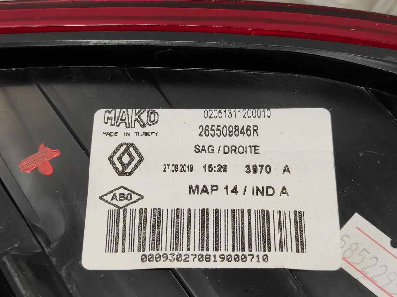Piloto Trasero Derecho para Renault Clio Iv