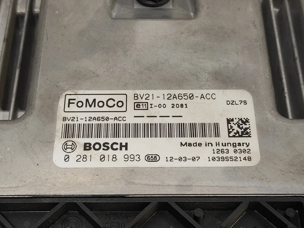Centralita Motor Uce para Ford Fiesta (Cb1)
