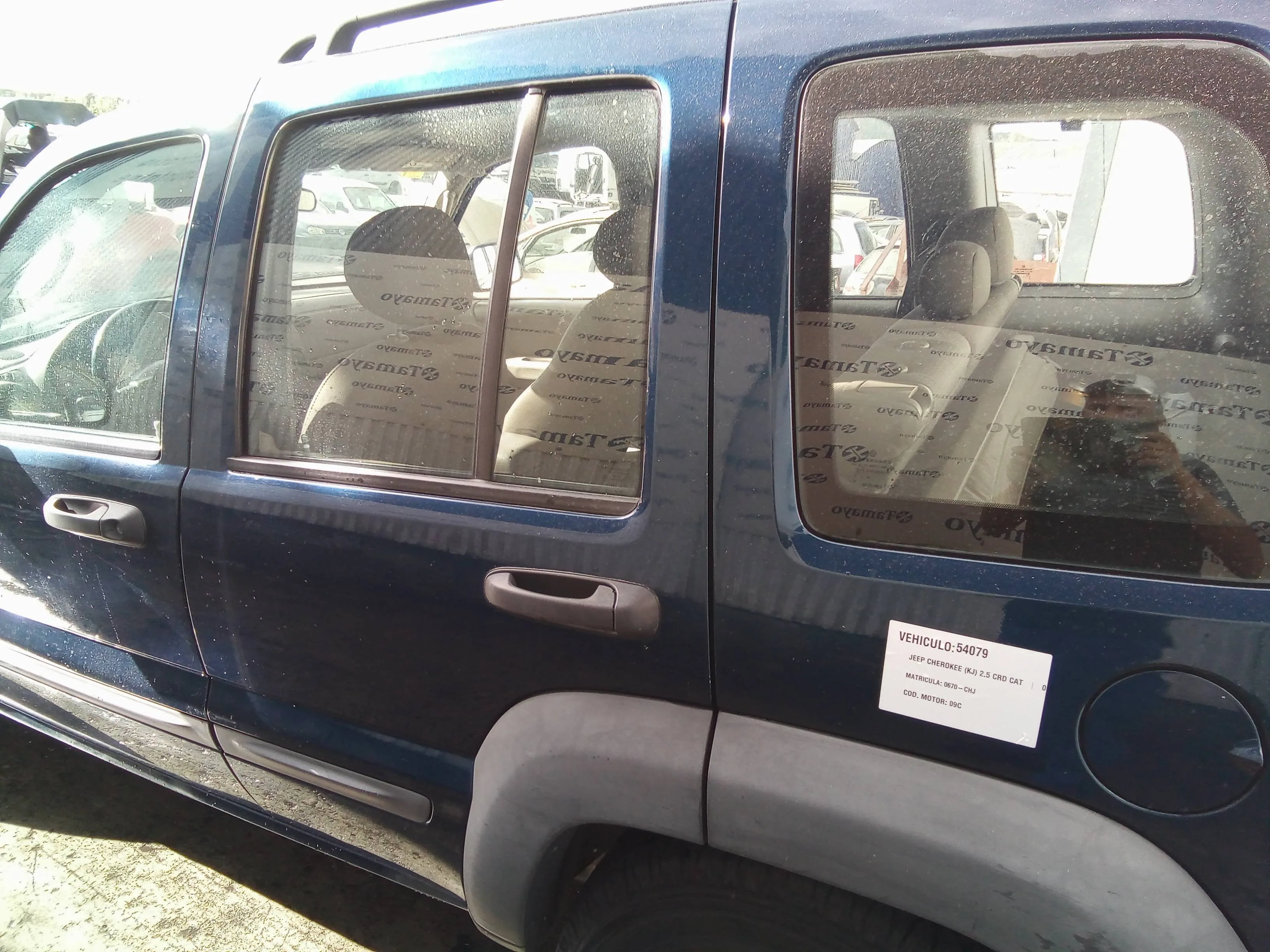 Puerta Trasera Izquierda para Jeep Cherokee (Kj)