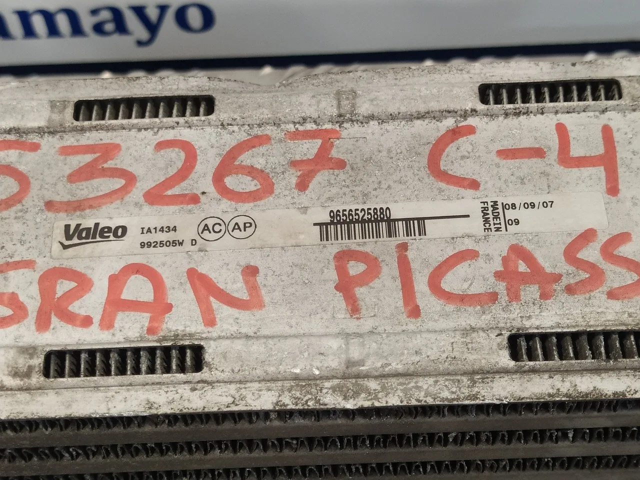 Intercooler para Citroën C4 Grand Picasso