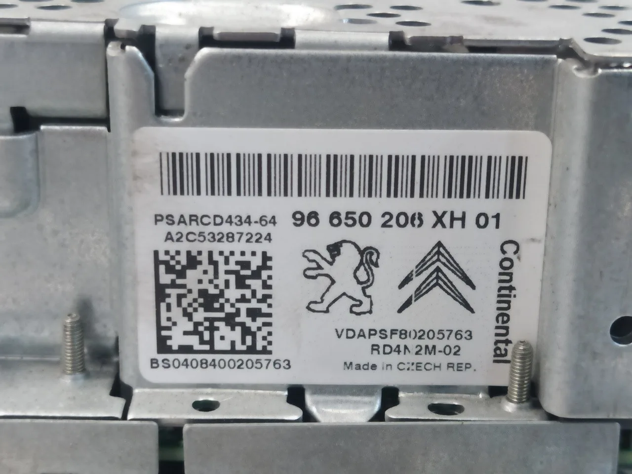 Sistema Audio / Radio Cd para Peugeot 308