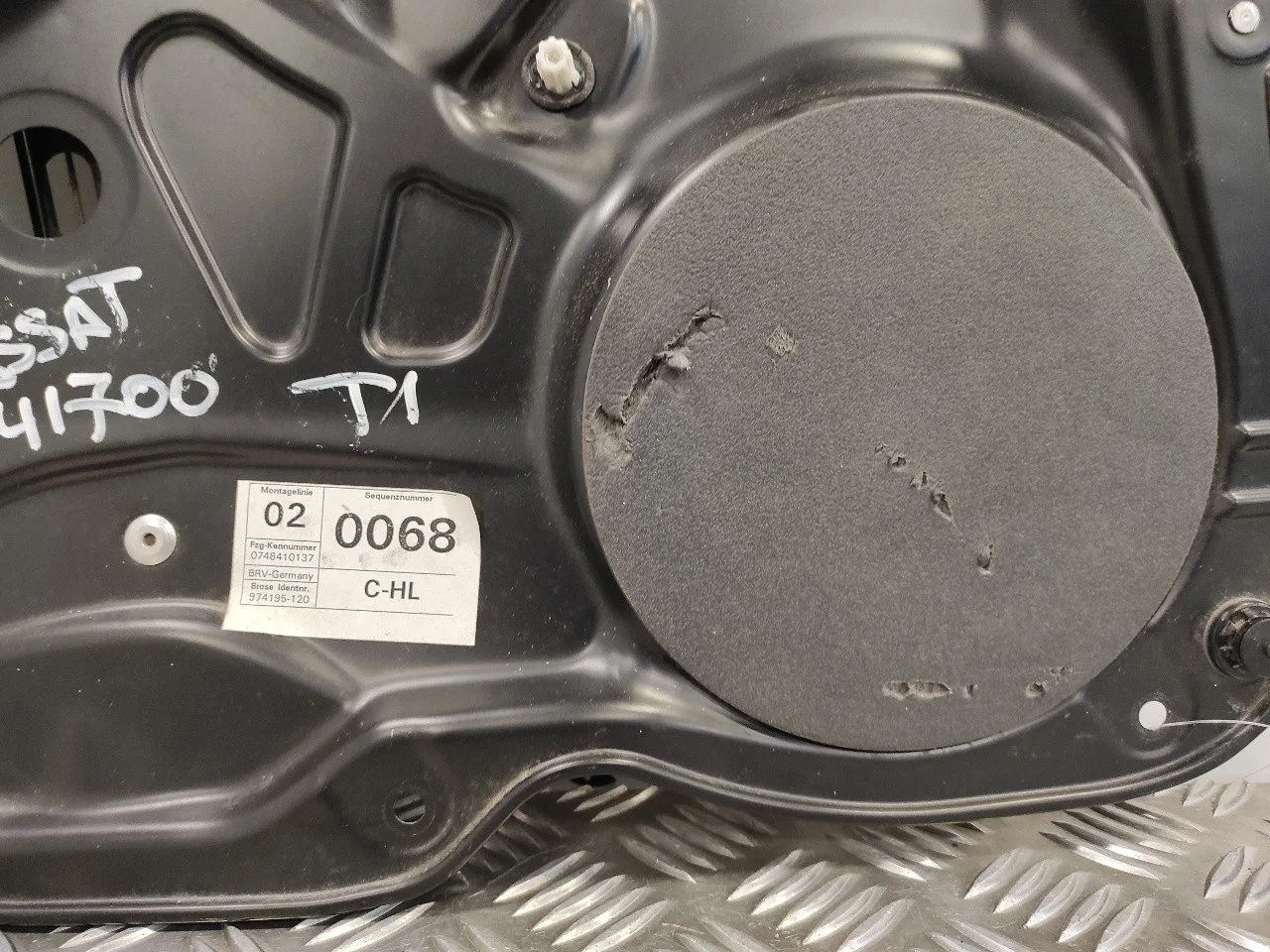 Elevalunas Trasero Izquierdo para Volkswagen Passat Variant (3C5)