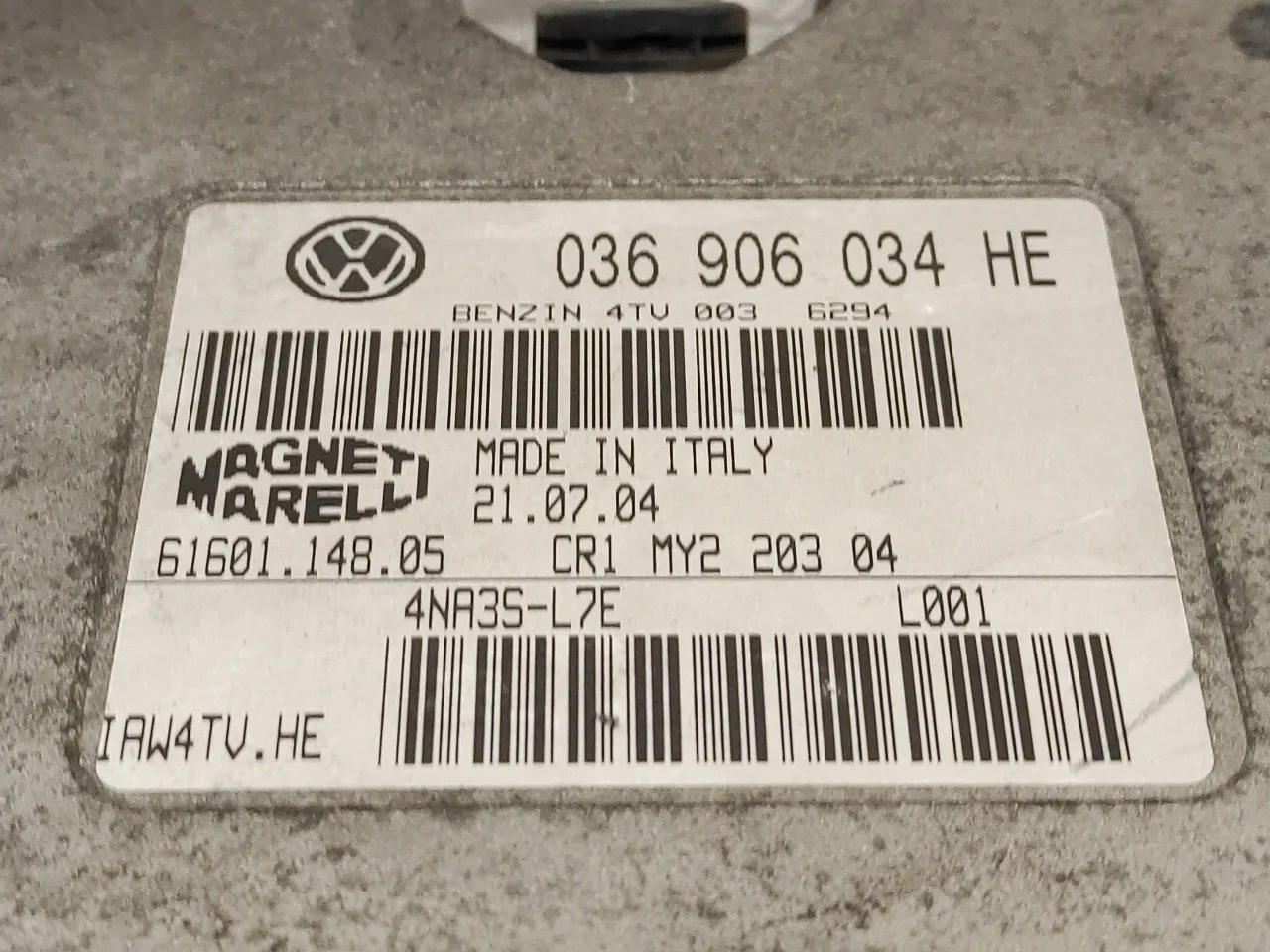 Centralita Motor Uce para Skoda Fabia (6Y2/6Y3)