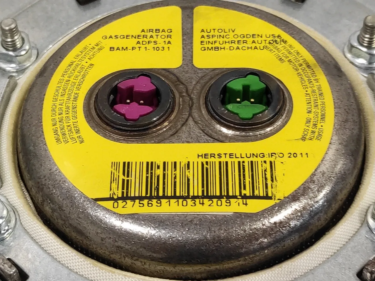 Airbag Delantero Izquierdo para Volvo S40 Berlina