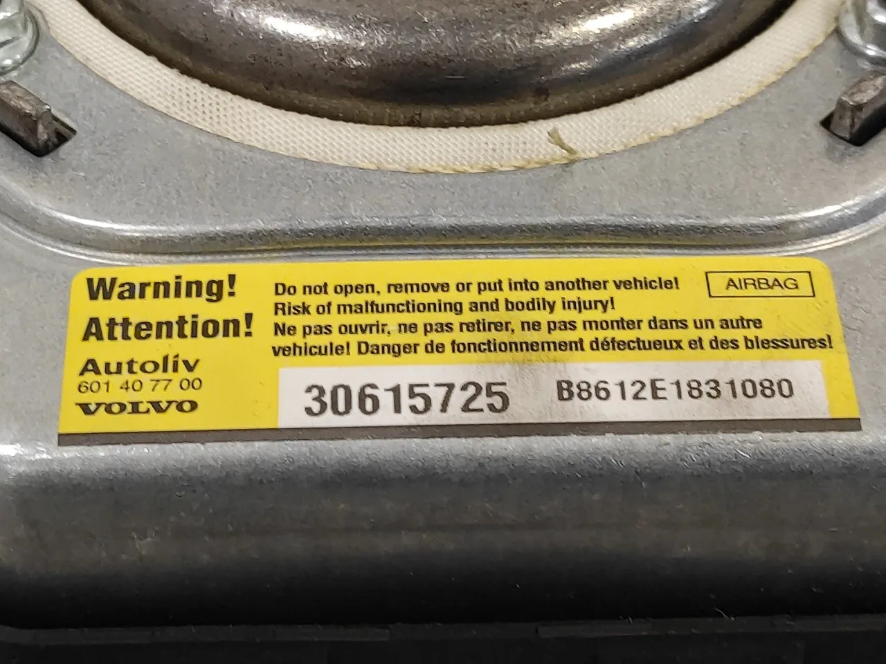 Airbag Delantero Izquierdo para Volvo S40 Berlina