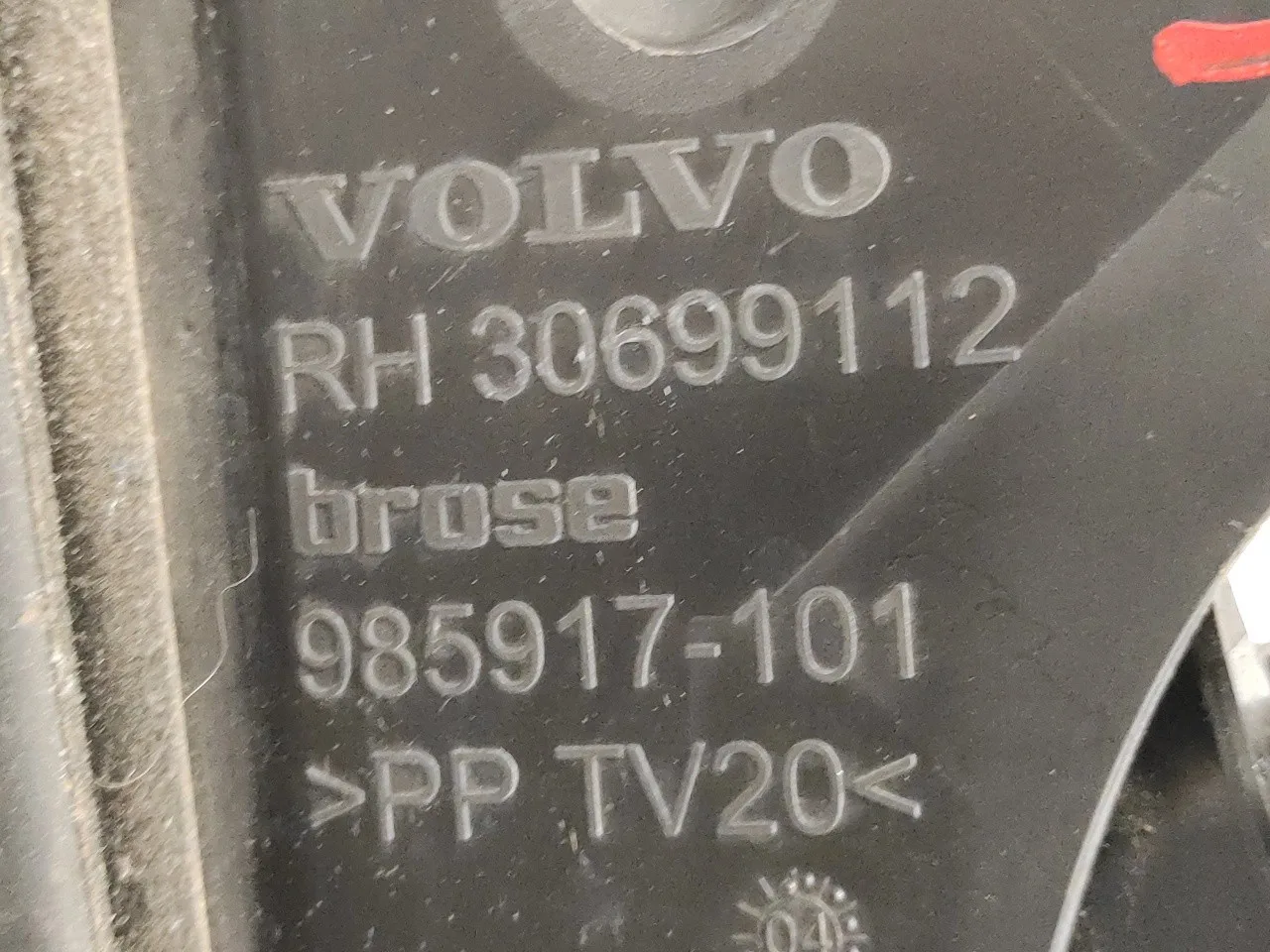 Cerradura Puerta Trasera Derecha para Volvo V50 Familiar