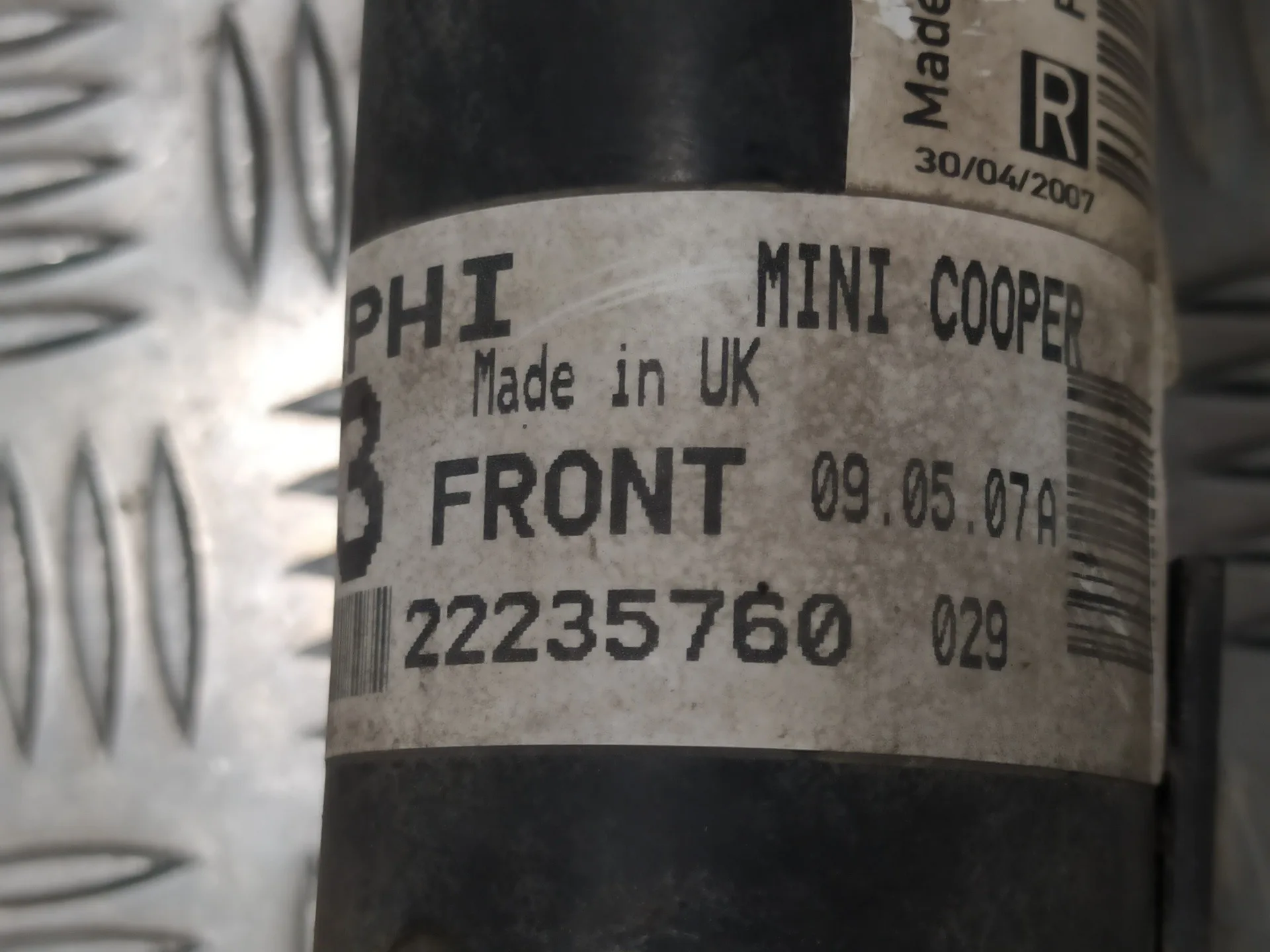 Amortiguador Delantero Derecho para Bmw Mini (R56)