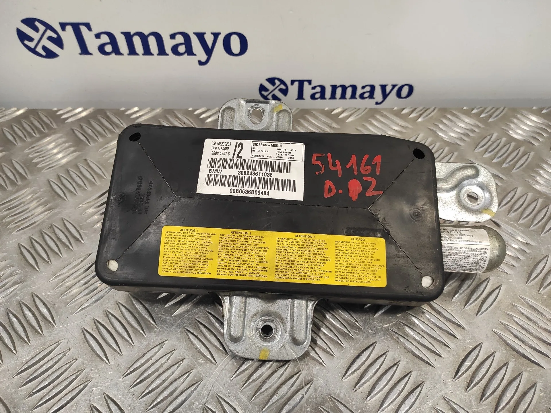 Airbag Lateral Delantero Izquierdo para Bmw X5 (E53)