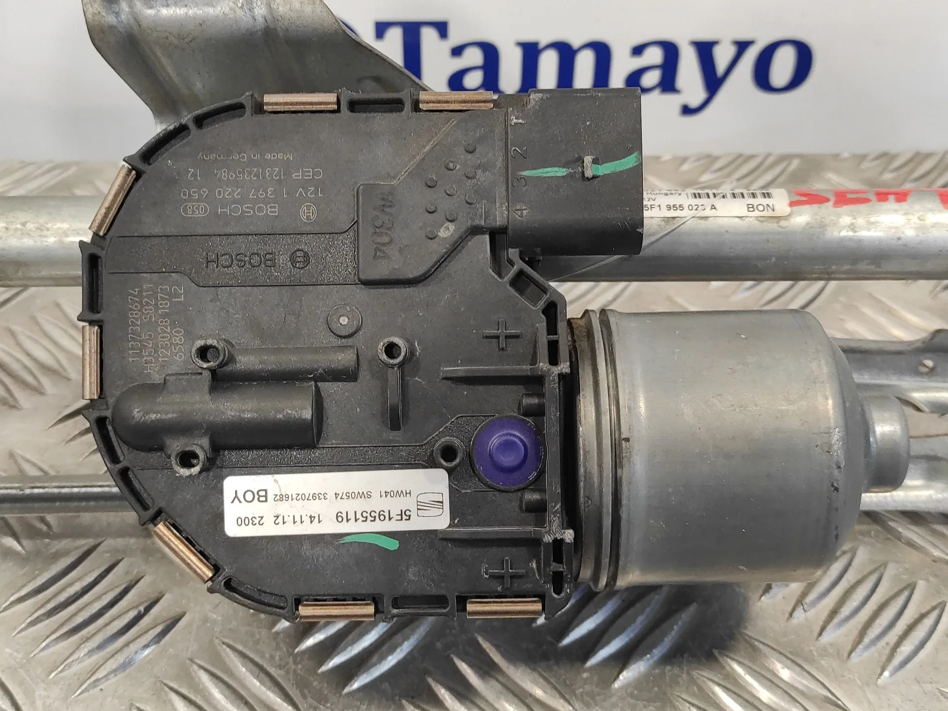 Motor Limpia Delantero para Seat Leon (5F1)