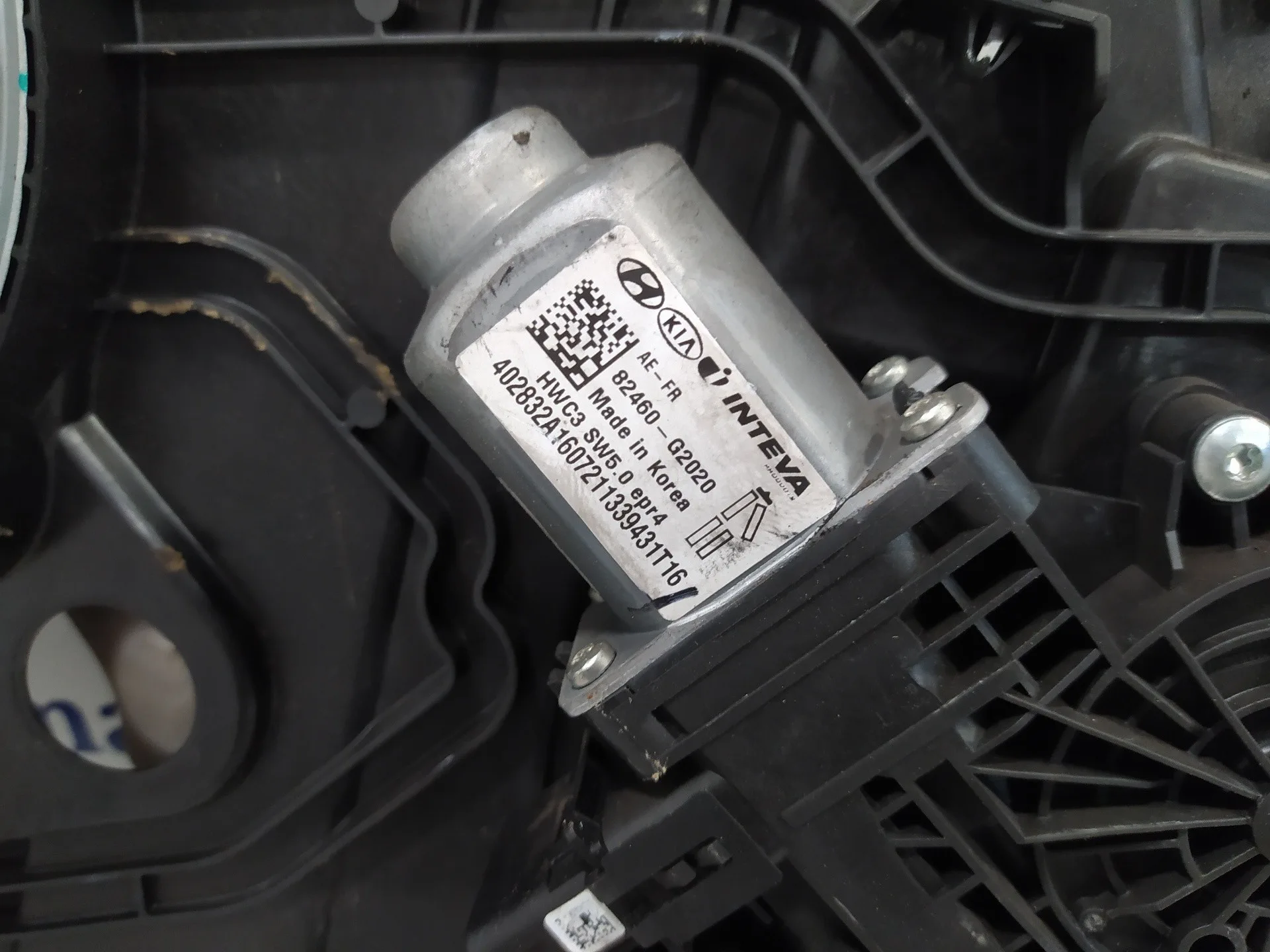 Elevalunas Delantero Derecho para Hyundai Ioniq