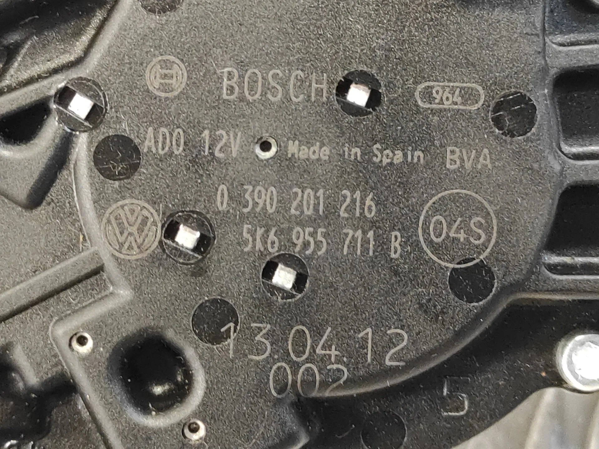 Motor Limpia Trasero para Volkswagen Polo (6R1)