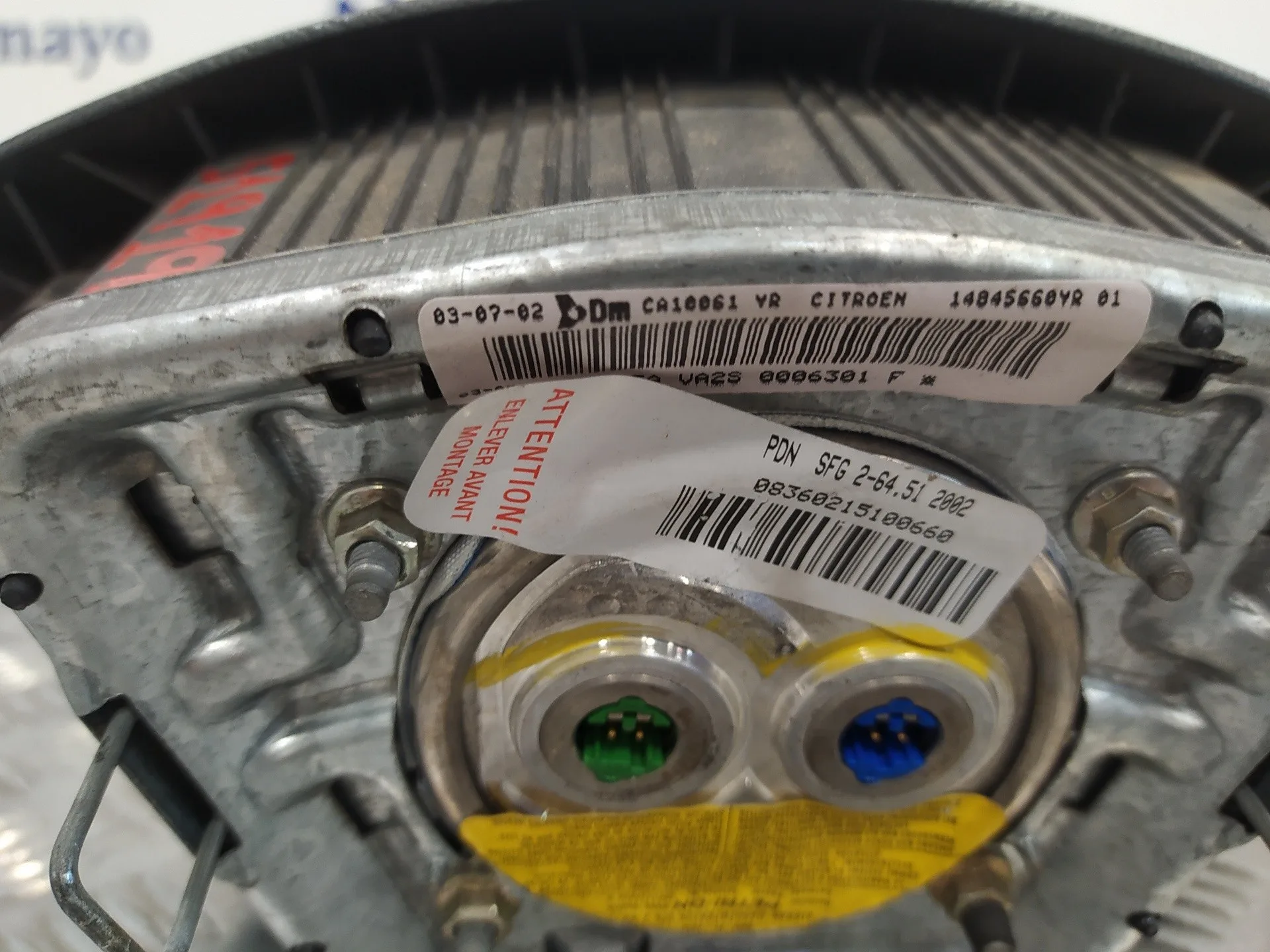 Airbag Delantero Izquierdo para Citroën C8
